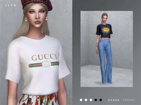 sims 4 cc gucci t shirt|sims 4 Gucci store cc.